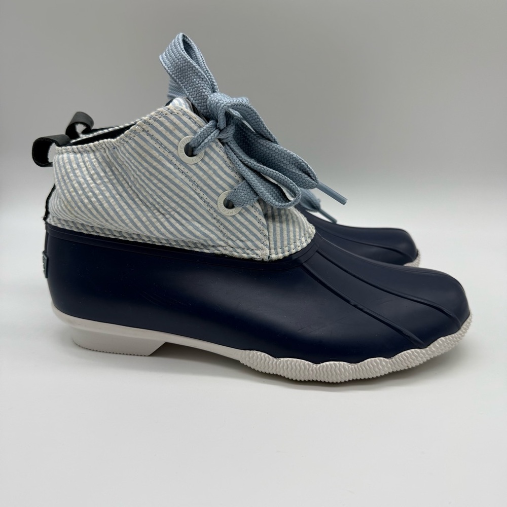 SPERRY SEERSUCKER SALTWATER DUCK BOOTS